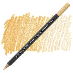 Caran D'Ache Museum Aquarelle Pencil - Butternut pencil and swatch