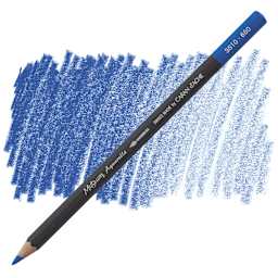Caran D'Ache Museum Aquarelle Pencil - Middle Cobalt Blue pencil and swatch