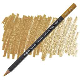 Caran D'Ache Museum Aquarelle Pencil - Raw Sienna pencil and swatch
