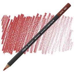 Caran D'Ache Museum Aquarelle Pencil - Russet pencil and swatch