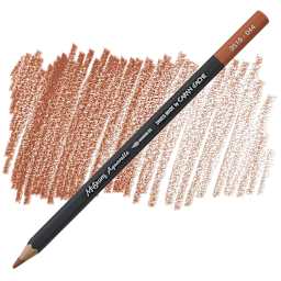 Caran D'Ache Museum Aquarelle Pencil - Terracotta pencil and swatch