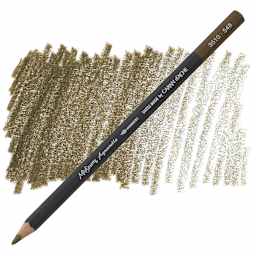 Caran D'Ache Museum Aquarelle Pencil - Umber pencil and swatch