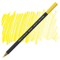Caran D'Ache Museum Aquarelle Pencil - Yellow pencil and swatch