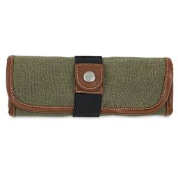 Speedball Roll-Up Pencil Case - Case for 36, Olive