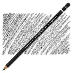 Staedtler Mars Lumograph Black Drawing Pencil - 2B pencil and swatch