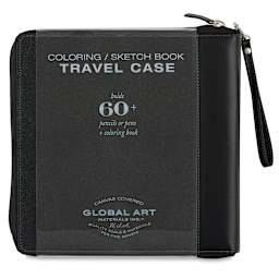 Speedball Sketchbook Travel Case - Black, Medium, front of the packaging sleeve