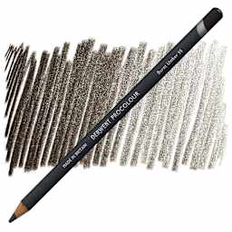 Derwent ProColour Colored Pencil - Burnt Umber pencil and swatch