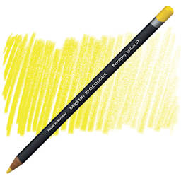 Derwent ProColour Colored Pencil - Buttercup Yellow pencil and swatch