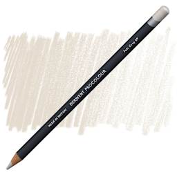 Derwent ProColour Colored Pencil - Felt Grey pencil and swatch
