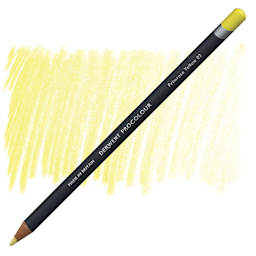 Derwent ProColour Colored Pencil - Primrose Yellow pencil and swatch