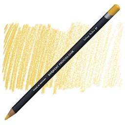Derwent ProColour Colored Pencil - Yellow Ochre pencil and swatch