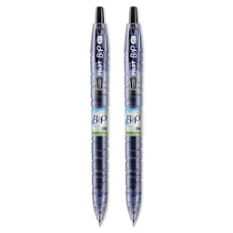 Pilot Begreen Bottle 2 Pen Rollerball Gel Pens - 0.7 mm, Black, Pkg of 2