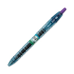 Pilot Begreen Bottle 2 Pen Rollerball Gel Pen  - Purple shown at an angle