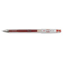 G-Tech-C Rolling Ball Gel Pens - Single Red pen shown uncapped horizontally