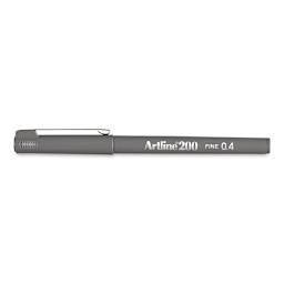 Artline 200 Writing Pen - 0.4 mm Tip, Gray