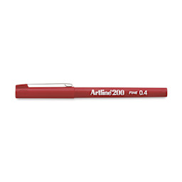 Artline 200 Writing Pen - 0.4 mm Tip, Red