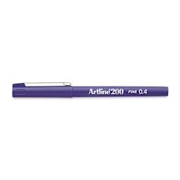 Artline 200 Writing Pen - 0.4 mm Tip, Purple