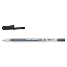 Sakura Gelly Roll Moonlight Pen - Cool Gray, Fine Point with cap off