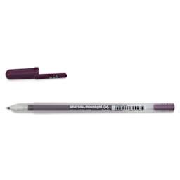 Sakura Gelly Roll Moonlight Pen - Bordeaux, Fine Point with cap off