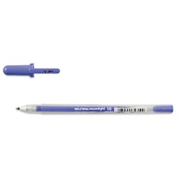 Sakura Gelly Roll Moonlight Pen - Pastel Periwinkle, Bold Point, cap off
