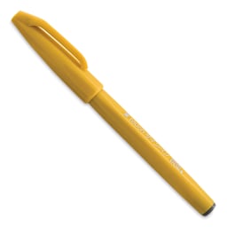 Pentel Arts Brush Tip Sign Pen - Yellow