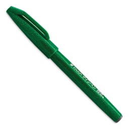 Pentel Arts Brush Tip Sign Pen - Green