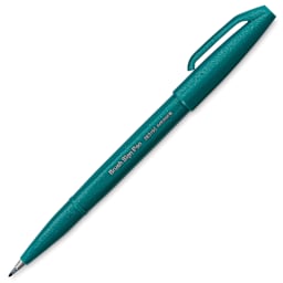 Pentel Arts Brush Tip Sign Pen - Turquoise Green (pen)
