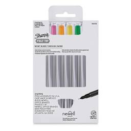 Sharpie Felt Tip Pens - Set of 8, back of the packaging