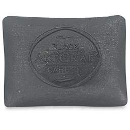 Viarco ArtGraf Carbon - Top view of Carbon Disc showing stamped logo
