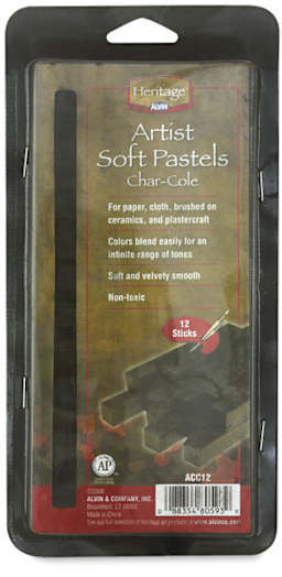Heritage Char-Cole Artist Sticks, Set of 12