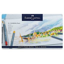 Faber-Castell Goldfaber Aqua Watercolor Pencils - Set of 36 (Front of package)
