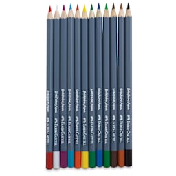 Faber-Castell Goldfaber Aqua Watercolor Pencils - Colors included in the set Class Pack of 144. 