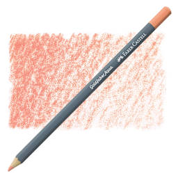 Faber Castell Goldfaber Aqua Watercolor Pencil - Pastel Scarlet Red 418 pencil and swatch