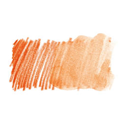Faber Castell Goldfaber Aqua Watercolor Pencil - Dark Cadmium Orange 115 swatch