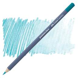 Faber Castell Goldfaber Aqua Watercolor Pencil - Light Cobalt Turquoise 154 pencil and swatch