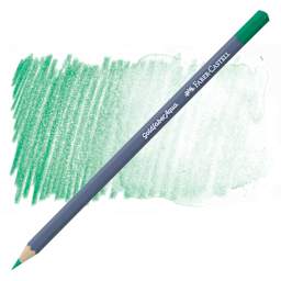 Faber Castell Goldfaber Aqua Watercolor Pencil - Light Phthalo Green 162 pencil and swatch