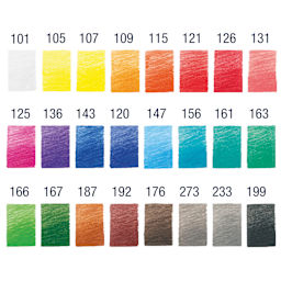 Faber-Castell Goldfaber Color Pencils - Set of 24, Assorted Colors swatches