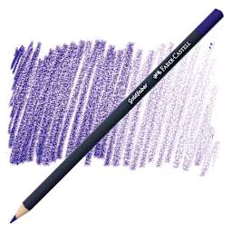 Faber-Castell Goldfaber Color Pencil - Blue Violet 137 pencil and swatch