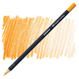 Faber-Castell Goldfaber Color Pencil - Dark Chrome Yellow 109 pencil and swatch