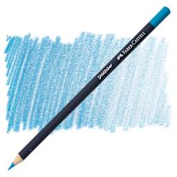 Faber-Castell Goldfaber Color Pencil - Light Blue 147 pencil and swatch