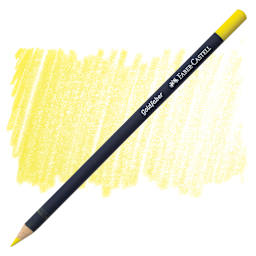 Faber-Castell Goldfaber Color Pencil - Light Cadmium Yellow 105 pencil and swatch
