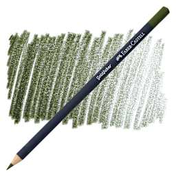 Faber-Castell Goldfaber Color Pencil - Olive Green Yellowish 173 pencil and swatch