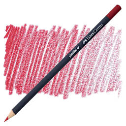 Faber-Castell Goldfaber Color Pencil - Permanent Carmine 126 pencil and swatch