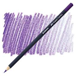 Faber-Castell Goldfaber Color Pencil - Purple Violet 136 pencil and swatch