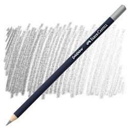 Faber-Castell Goldfaber Color Pencil - Silver 251 pencil and swatch