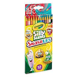 Crayola Silly Scents Colored Pencils - Set of 12, Smash Ups, front of the packaging