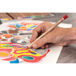 Cretacolor Mega Colored Pencil, in hand