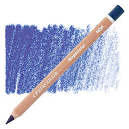 Cretacolor Mega Colored Pencil - Indigo pencil and swatch