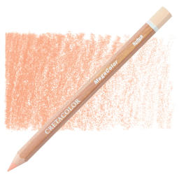 Cretacolor Mega Colored Pencil - Tan Light pencil and swatch
