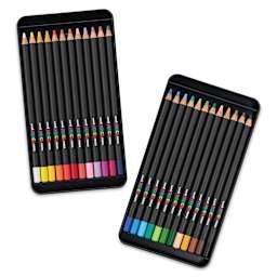 Posca Colored Pencils - Set of 24, Assorted Colors, Limited Edition, contents